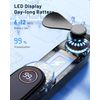 Portable Handheld Mini Fan with LED Display, 2-In-1 Personal Foldable USB Rechar