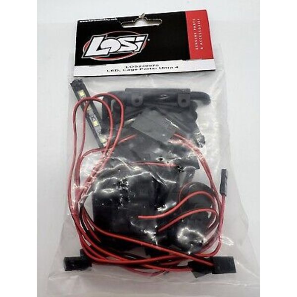 Losi LOS230079 Lasernut U4 1/10 LED Light & Rollcage Parts Set