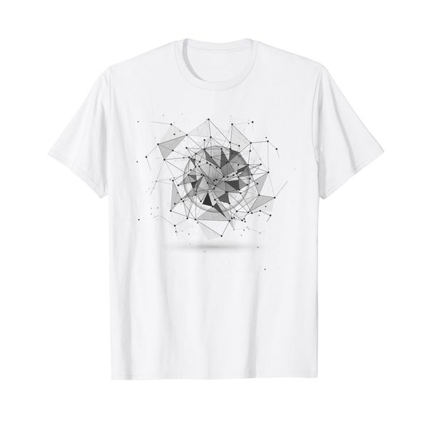 Art nouveau abstract geometric modern triangle pattern