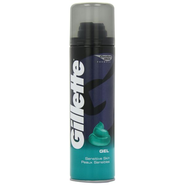 Gillette Classic 200 ml Sensitive Skin Shaving Gel (Pack of 2)