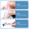 JEMDO Cute Flower Switch Thumb Grip Caps, Soft Silicone Keycap Set for Nintendo Switch/OLED/Lite, Pink