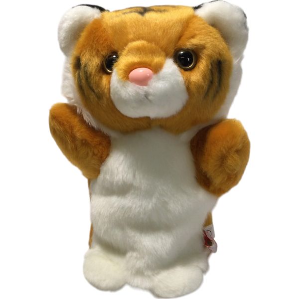 Cute Selling Plush Hand Puppet Tiger J0074