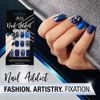 Ardell Nail Addict Premium Artificial Nail Set, Matte Blue
