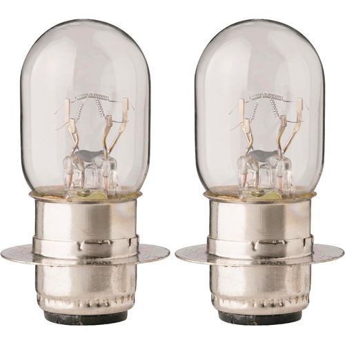Flosser Incandescent P15d-25-1 25/25W 6251 6V P15d M5 T19 PX15d H6M HM201 HM202 Headlight Bulbs Replacement Scooter ATV UTV (Pack of 2) Made in Germany