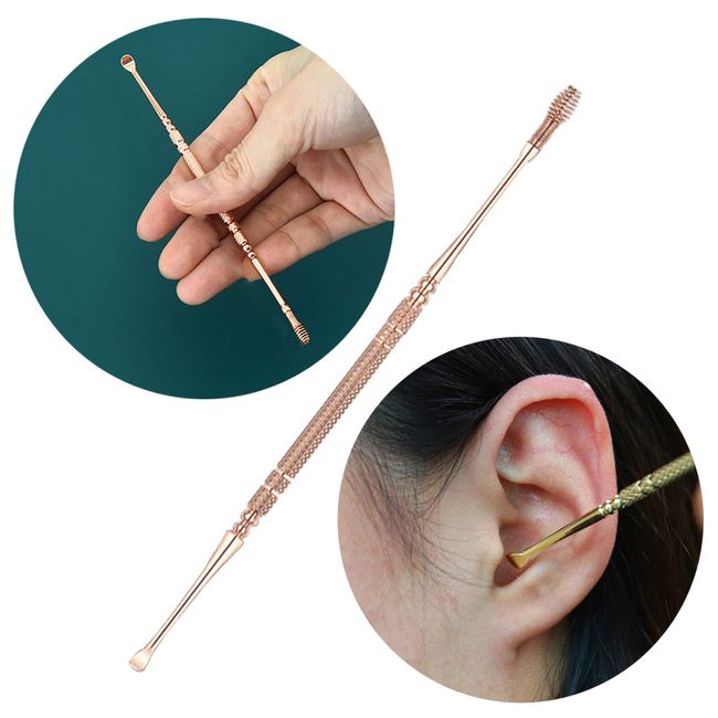 Premium Spring Earpick Set Earpicker Flexible Spiral Earpicker, 1pc, 1set