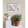 Personalized 6 Year Anniversary Gift Sign – Custom Names | Solid Wood Romantic C