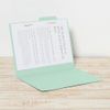 (Bulk Purchase) Plus FL-082IF Individual Folder, Economy, Thin Cardstock Type, A4 Side, Blue, 50 Sheets