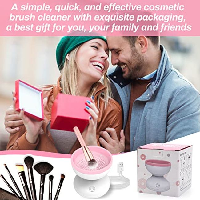 Electric Makeup Brush Cleaner Machine,usb Automatic Spinner Cosmetic Brush  Cleaner For All Makeup Brushes