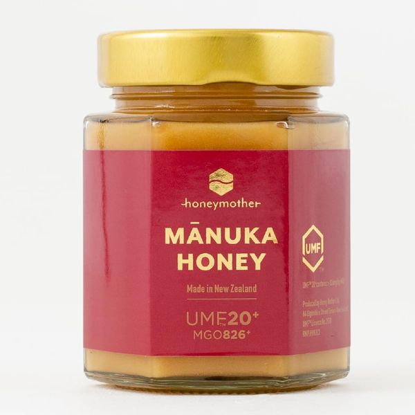 Manuka Honey UMF20+ 8.8 oz (250 g), Genuine Product, UMF Association Certified, Pesticide Residual Inspection Passed, Bottle, Made in New Zealand, Pesticide-free, Honey Mother, Luxurious, Celebrating Cheerfulness (1 Piece)