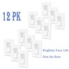 Decora Dimmer Light Switch Single Pole / 3-Way - LED / 600W Incandescent 12Pack