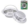 2-Pack Premium Kitchen Sink Strainer with Handle Large Stainless Steel Mesh