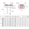 sourcing map 10pcs Photoresistor LDR 4mm Light-Dependent Resistor Sensor GL4516