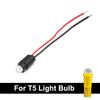 uxcell 8pcs T5 Lamp Dashboard Indicator Light Socket Bulb Harness Wire for Car Vehicle