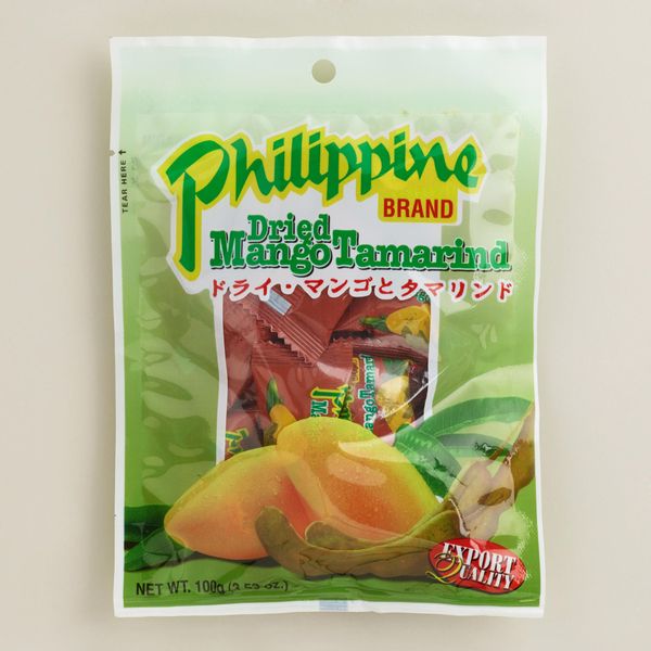 Dried Mango Tamarind Candy - Philippine Brand - 2 x 100 gr - Original from the Philippines