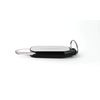 ThinOptics Reading Glasses 2.50 Red Frames With Keychain Case - Compact Foldable Rectangular Glasses - Clip-on Nose - 2.50 Strength With Flex-Fit Technology