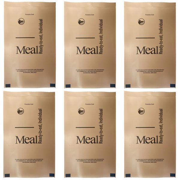 Unused Empty MRE Brown Bags, Military Surplus