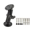 RAM-B-101-G1 Double Socket Arm 1" Ball with 2 Round Bases and Hardware Pack