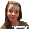 Wiederverwendbare Make-up-Schablonen – Pony und Einhorn Grim All