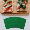 JAM PAPER Small Beverage Napkins - 5 x 5 - Green - 50/Pack