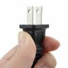 Polarized AC Power Cord 2 Prong Square Round for TV Printer Laptop PC Computer