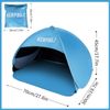 KENPUAZ Head Pop-Up Canopy - Instant Shade Solution for Bed Canopies & Drapes (Blue)