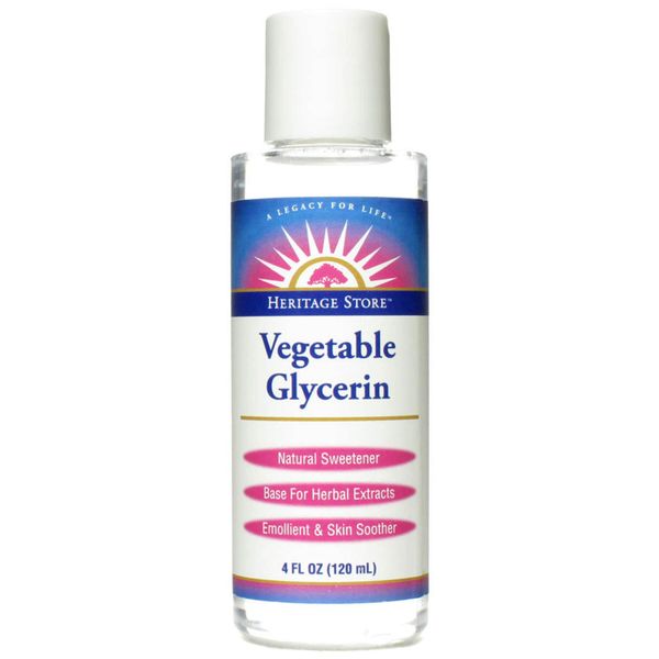 Heritage Products Vegetable Glycerin, 4 Ounce - 6 per case.