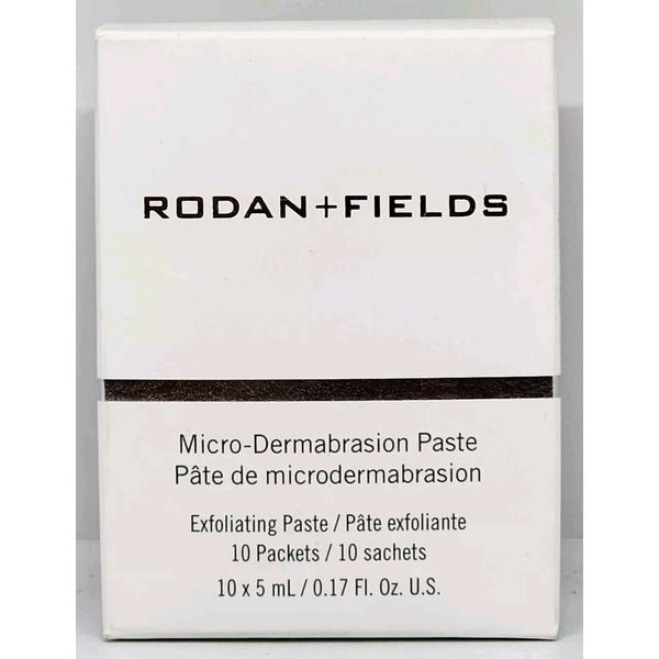 Rodan + Fields Micro-Dermabrasion Paste Facial Exfoliator 10 Packets New in Box