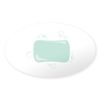 CafePress Soap Bar Sticker Sticker (Oval 50 pk)