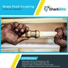 SharkBite 1-1/2 Inch Brass Push-To-Connect Straight Coupling Fitting for PEX,
