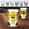 Cepewa Schnapsglas 24er Display │ 6fach sortiert Trinksprüche │Füllmenge 4 cl │ Shotgläser Stamper