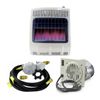 Mr Heater 20K BTU Liquid Propane Blue Flame Heater with Blower Regulator Hose