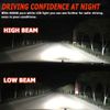 4x H1 LED Headlight Bulbs Conversion Kit High Low Beam 6000K Super Bright White