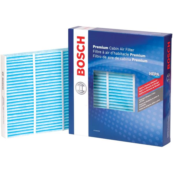 BOSCH 6066C HEPA Cabin Air Filter - Compatible with Select Hyundai Azera, Santa Fe, Sonata; Kia Magentis, Optima
