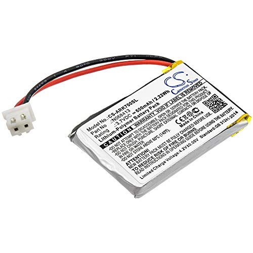 Enyuly 600mAh Replacement Battery for Atrack AK7 GPS Tracker AK7 GPS N068413 (3.7V)
