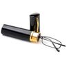 KoKoBin Metal frame Reading Glasses Portable Spring Hinge Reading Unisex reader with glasses case(black，+1.0