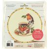 Dimensions Counted Cross Stitch Kit 6 Inch Round-Birdie Teacup (14 Count)