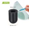 sourcing map 40Pcs Replacement Stylus Pen Tips 4.5mm Conductive Capacitive Touch Screen Pens Tips Silicone Rubber, Black