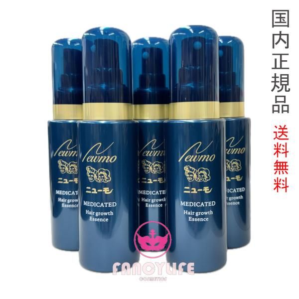 Set of 5 Domestic/Takkyubin Newmo 75ml Hair growth agent Unisex Scalp care Hair growth promotion Hair growth Thinning hair Dandruff Itching Hair loss Prevention Quasi-drug