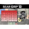 BEAR GRIP - Figure 8 Weight Lifting Straps Elite Edition (BLACK, M)