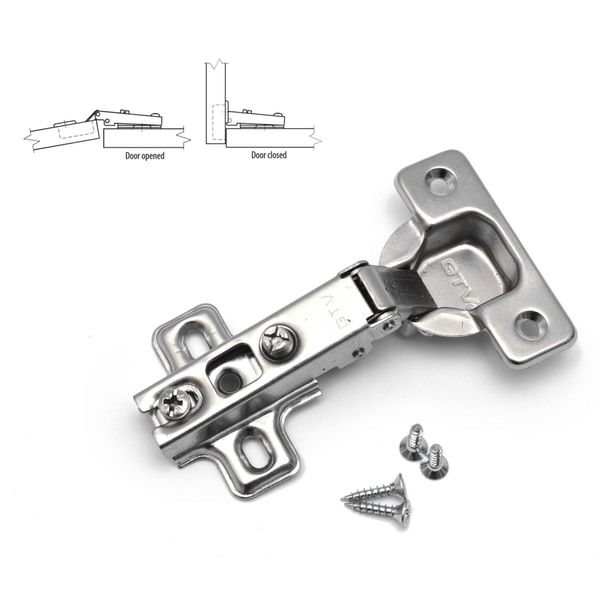 2 x Standard Kitchen Cabinet Door Hinge 35 mm + Screws