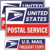 (3 Pack) Professional (Original) U.S. Mail Delivery Driver Magnetic Signs NEW