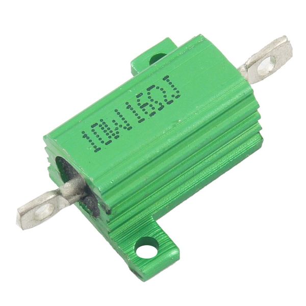 sourcingmap Green 10 Watt 16 Ohm 5% Aluminum Shell Wire Wound Resistor