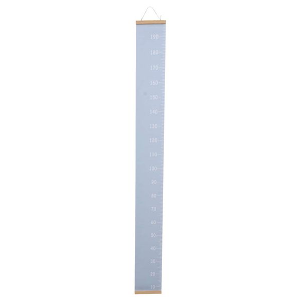 TOYANDONA Height Chart Pendant Kids Growth Chart Ruler Accurate Baby Height Growth Chart Canvas Wall Hanging Measurement Chart for Home Decoration Sky-Blue Canvas Height Chart