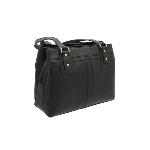 VISCONTI Clara(M) Leather Shoulder Bag 19476 Black