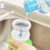 Multi-purpose Dish scrub Brush with Soap Dispenser Button, Scrubber New 3-Pack