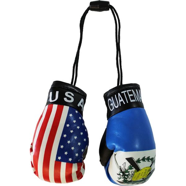 USA and Guatemala - Mini Boxing Gloves