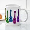 CafePress Ukulele Rainbow Mug 11 oz (325 ml) Ceramic Coffee Mug