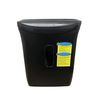 6 Sheet Cross-Cut Shredder with Waste Bin, Black (Black)