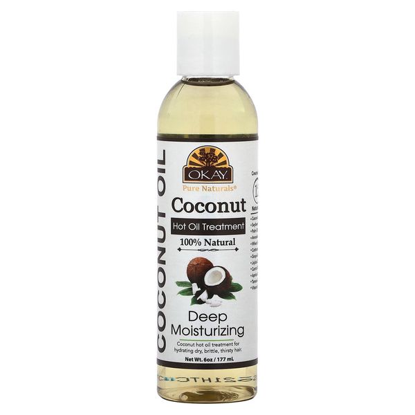 Coconut Hot Oil Treatment, Deep Moisturizing, 6 oz (177 ml)