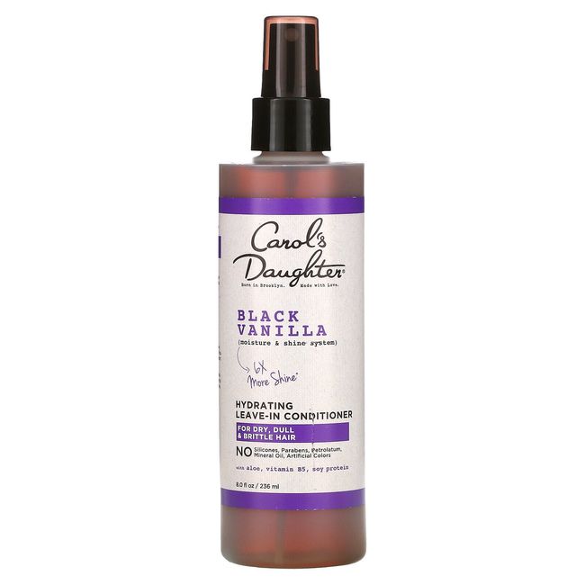 Black Vanilla, Moisture & Shine System, Hydrating Leave-In Conditioner, For Dry,